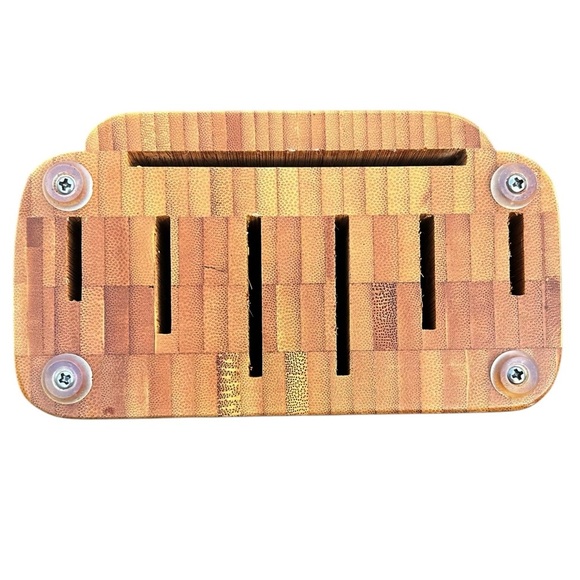 Villeroy & Boch Vivo bamboo knife block Made In Germany - Picture 7 of 8